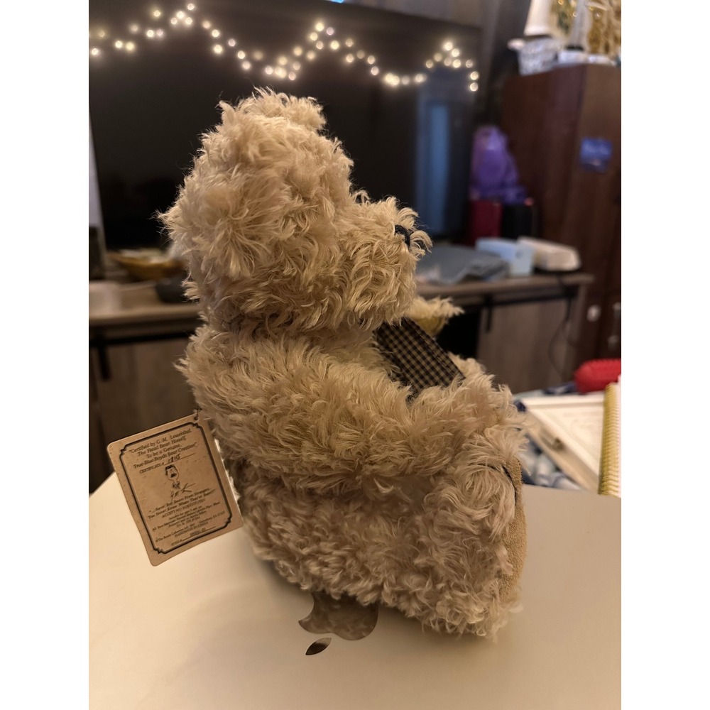 Boyds Bear Mohair Collection Certificate 17115 Collectible Teddy - Picture 3 of 7